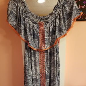 Women's Off the Shoulder Dress w/ Pockets